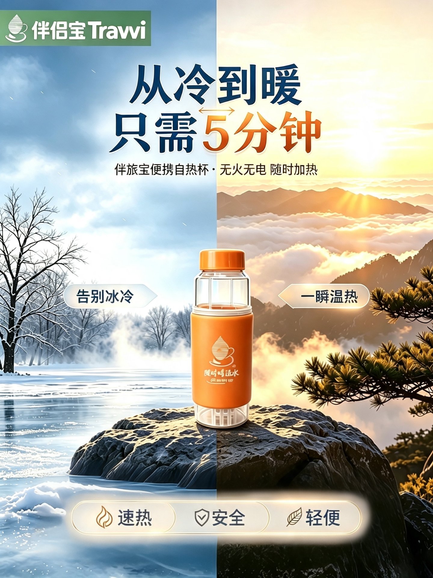 从冷到暖只需 5 分钟